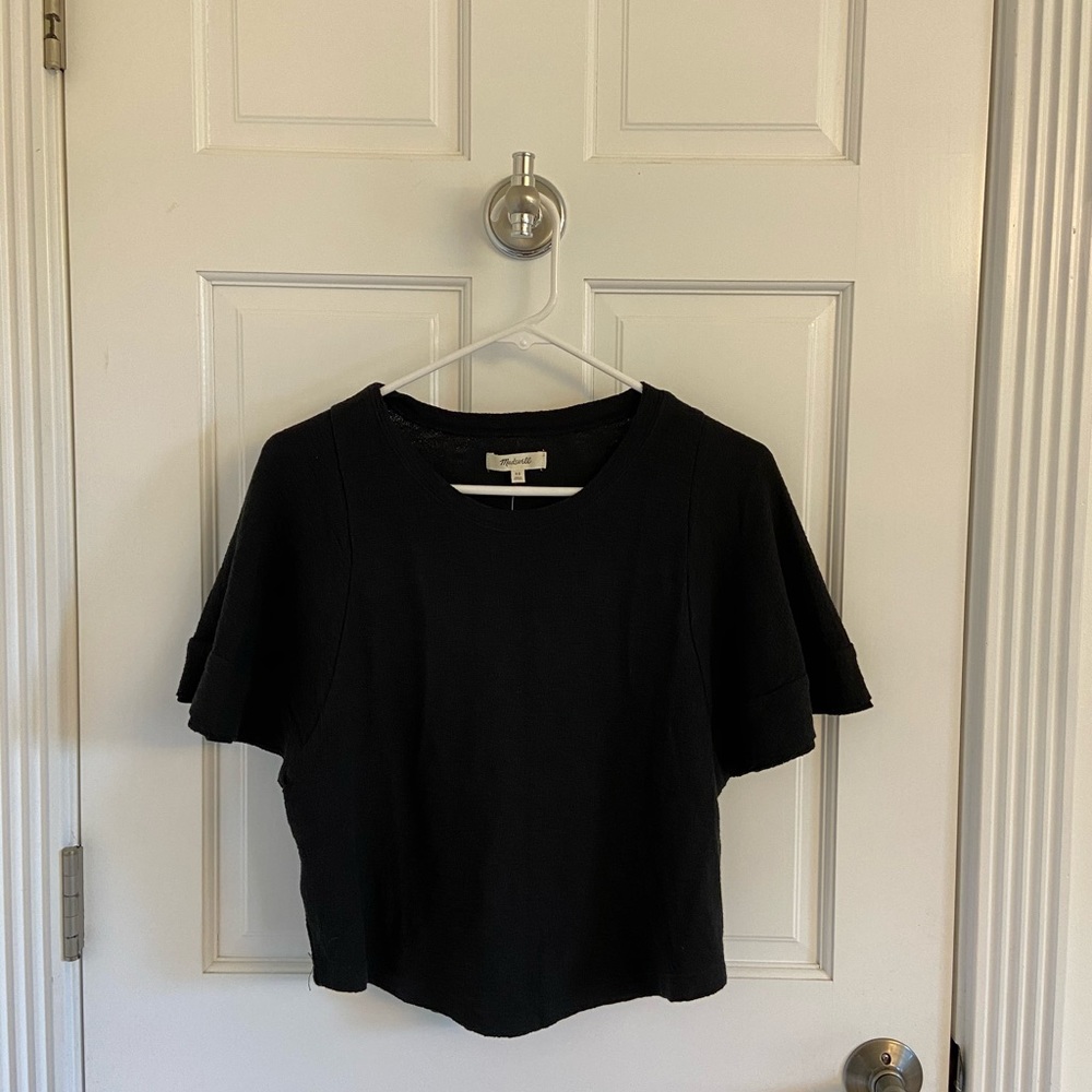 NWT Madewell Texture & Thread Flutter - Sleeve Top